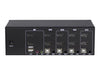 Intertech KVM-Switch – 4 Geräte mit HDMI und Audio steuern