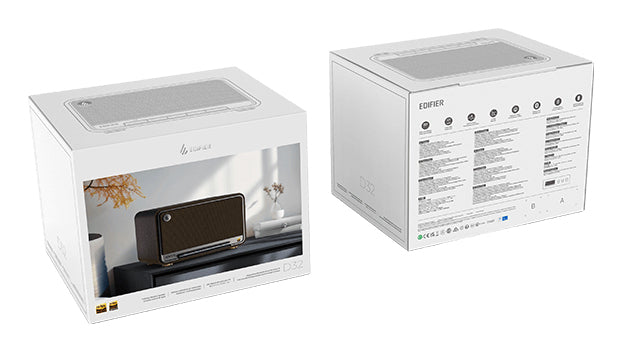 Edifier D32 Lautsprecher – klarer Sound, stilvolles Design