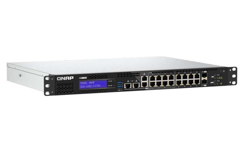 QNAP Smart Edge Switch – 18 Anschlüsse, Rack-montierbar