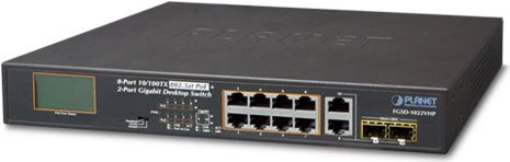 PLANET 8-Port Desktop Switch – PoE+ für einfache Netzwerke