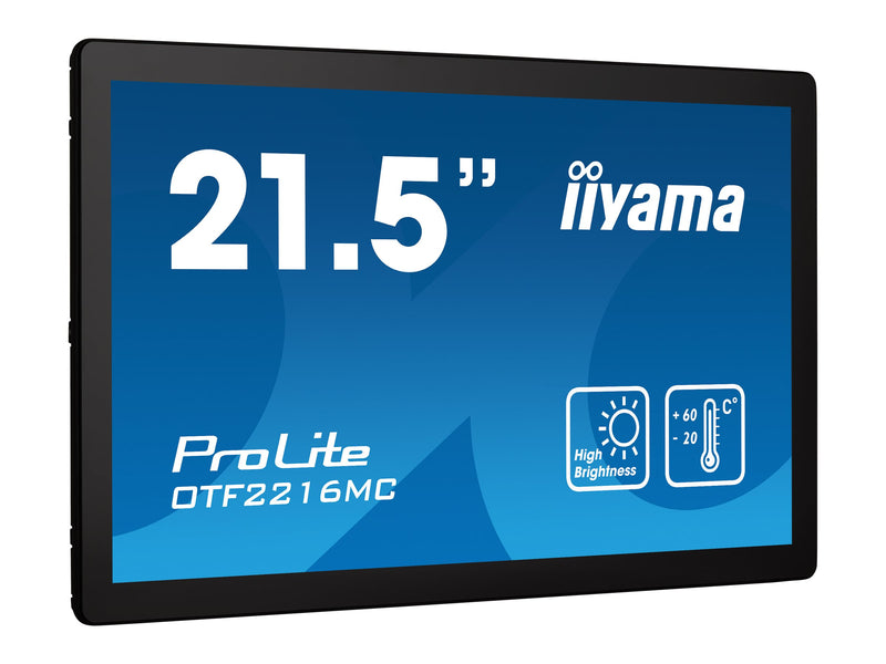 Iiyama 22" LCD-Monitor – Full HD, Umgebungslichtsensor