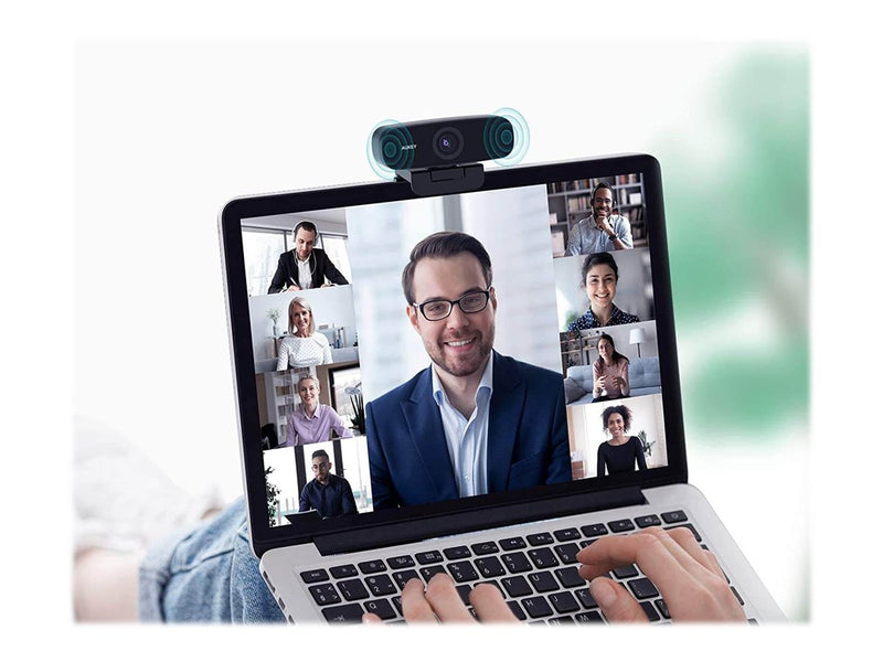 AUKEY Webcam – 1080p Video, integrierte Mikrofone
