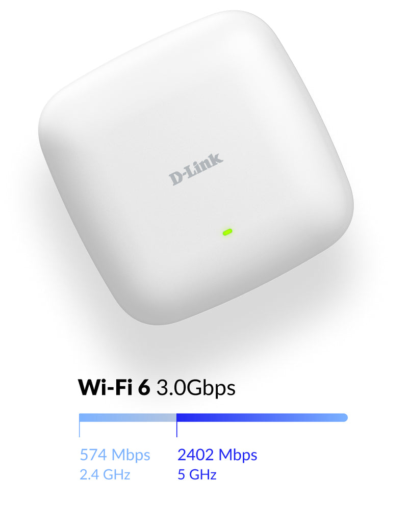D-Link Access Point – Wi-Fi 6, Dual-Band für schnelles Internet