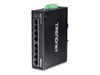 Trendnet 8-Port Netzwerk-Switch – PoE+, robust für Industrie