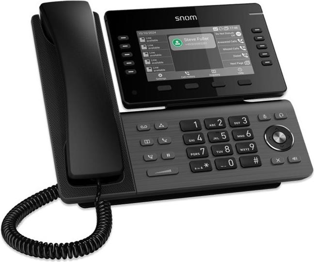 Snom VoIP-Telefon – 5" Farbdisplay, WLAN-fähig