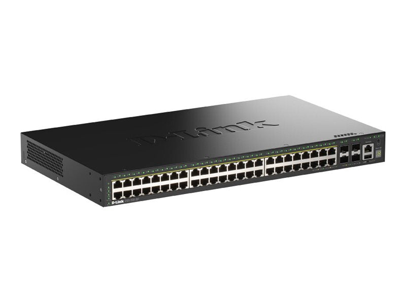 D-Link 52-Port Netzwerk-Switch – Gigabit, PoE+ Unterstützung