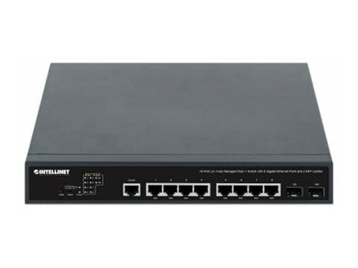 INTELLINET 10-Port Switch – PoE++ für einfache Netzwerkverwaltung