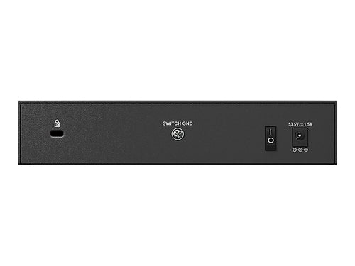 D-Link 8-Port Switch – 4 PoE-Anschlüsse, Gigabit-Geschwindigkeit