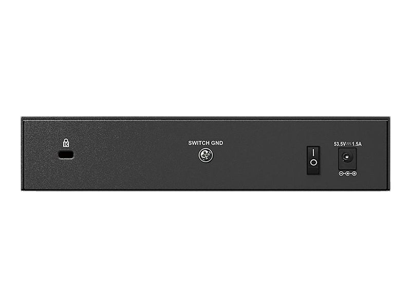 D-Link 8-Port Switch – 4 PoE-Anschlüsse, Gigabit-Geschwindigkeit