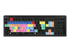 LOGIC-KEYBOARD Kabel-Tastatur – Für Adobe Premiere Pro, Deutsch