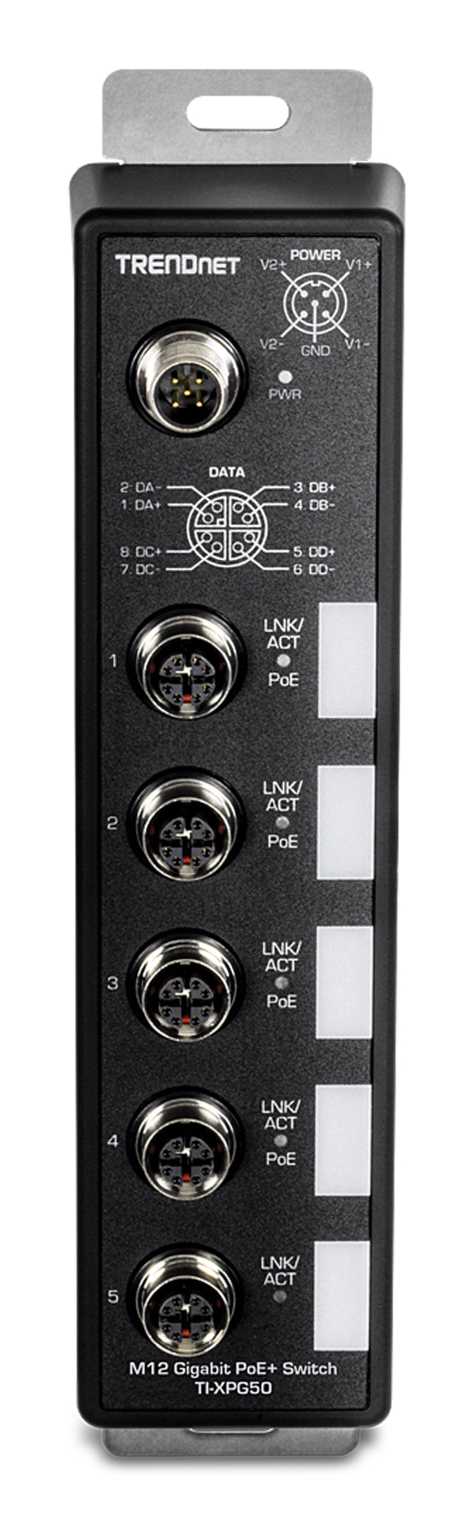 Trendnet 5-Port Switch – Gigabit Ethernet, PoE+ Unterstützung