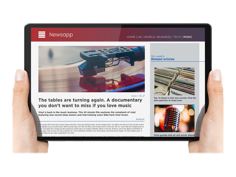 Lenovo Tablet M10 – 10" Full-HD, Android 9