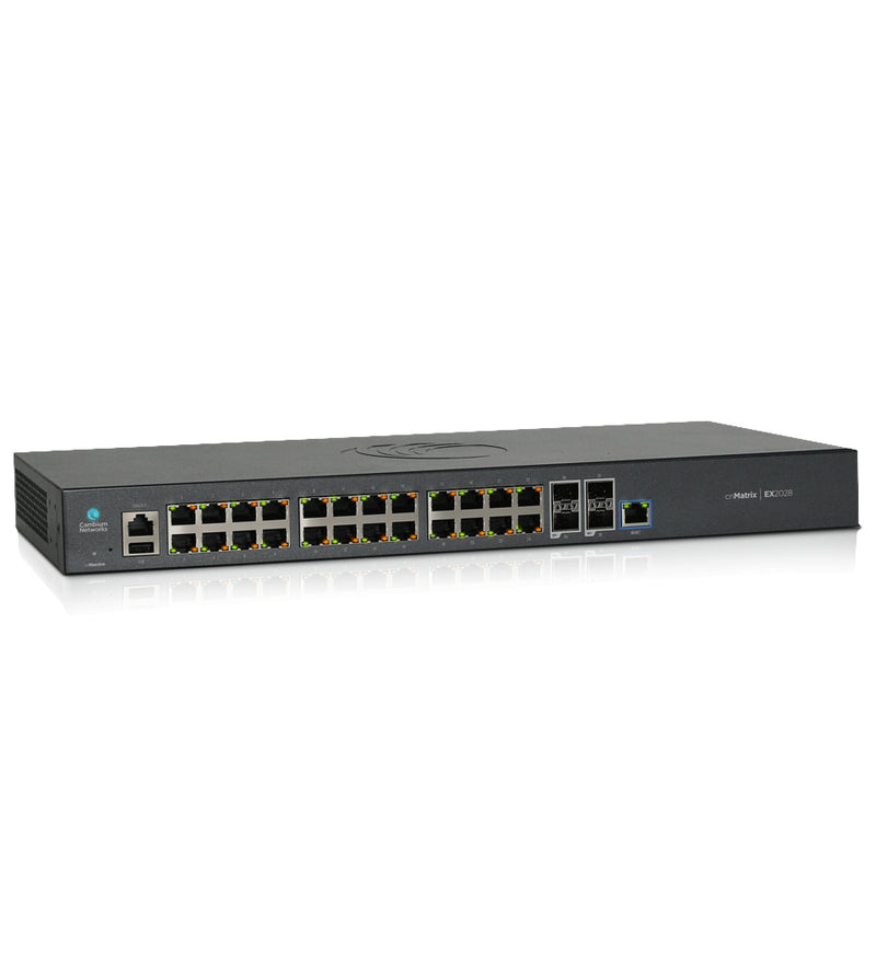 Cambium Ethernet-Switch – 24 Ports, 4 Glasfaseranschlüsse