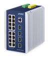 PLANET Technologie Netzwerk-Switch – 16 Ports, Cloud-verwaltet