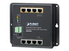 Planet Technology 8-Port Switch – Wandmontage, PoE+ Unterstützung