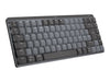 Logitech Kabellose Mini-Tastatur – Beleuchtet, Mechanische Tasten
