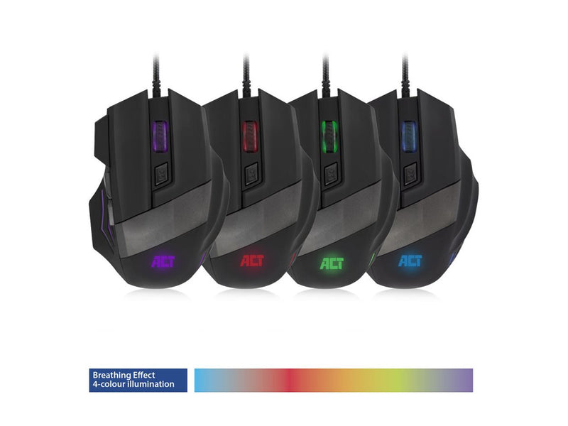 ADVANCED CABLE TECHNOLOGY Maus – Optisch, 6 Tasten, USB-Anschluss