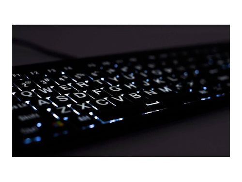 LOGIC-KEYBOARD XL-Tastatur – Große Tasten, Deutsch QWERTZ