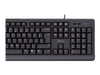 Trust USB-Tastatur – Leise Tasten, Spritzwasserschutz