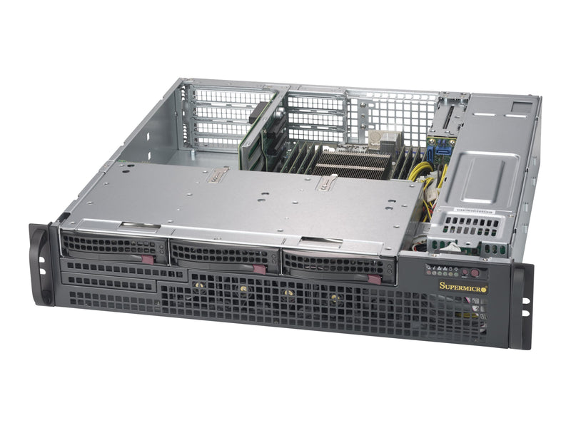 Supermicro Server-Gehäuse 2U – Hot-Swap, 800W Redundanz