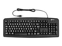 GEEMARC USB-Tastatur – Extragroße Tasten, einfache Bedienung