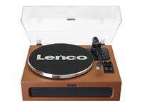 Lenco Plattenspieler mit Lautsprechern – Holzdesign, Bluetooth-fähig