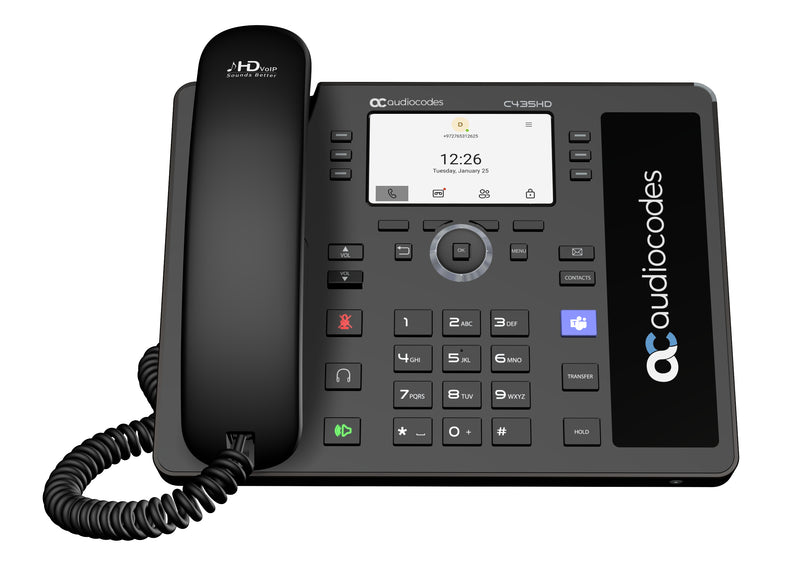 AudioCodes IP-Telefon – Teams-kompatibel, HD-Sound