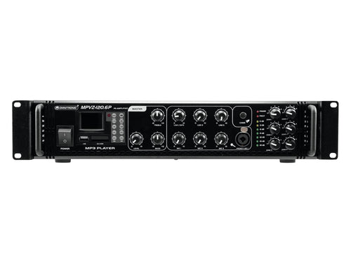 Omnitronic Mischverstärker – 120 W pro Kanal, USB-Anschluss