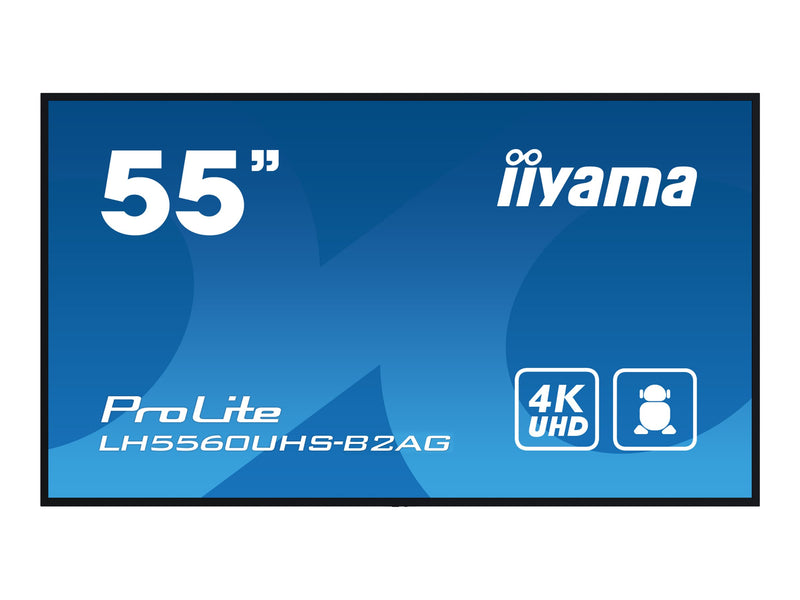 Iiyama 55" Display – 4K UHD, integrierter Mediaplayer