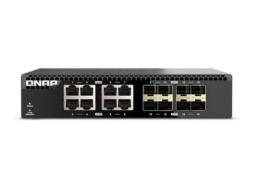 QNAP Netzwerk-Switch – 16 Anschlüsse, 10 Gigabit Ethernet