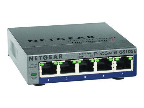 NETGEAR Gigabit Switch – 5 Ports, einfache Vernetzung