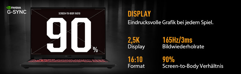 ASUS TUF Gaming Laptop – Ryzen 7, 1 TB SSD