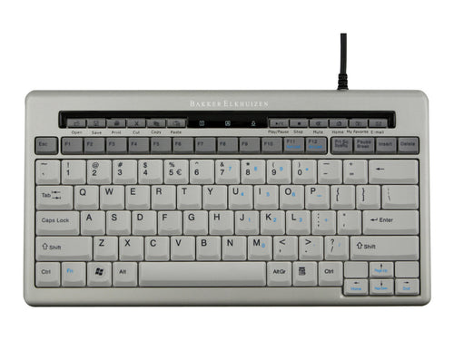 BakkerElkhuizen Kompakttastatur – Ergonomisch, platzsparend