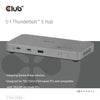 Club3D 5-in-1 Thunderbolt-Hub – 8K-Unterstützung, schnelles Laden