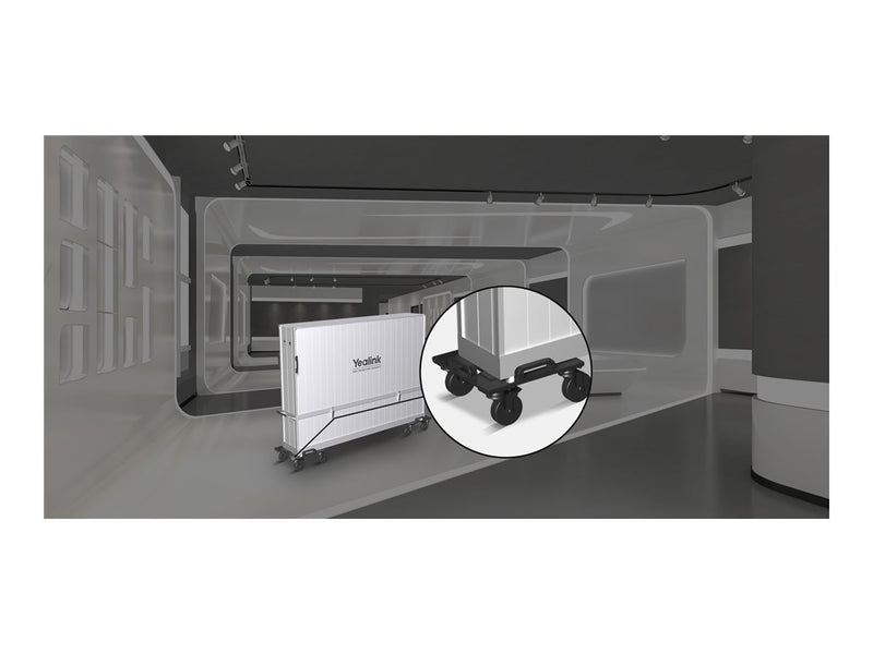 Yealink Transportbehälter – Für Videokonferenzsysteme, Silber/Weiß