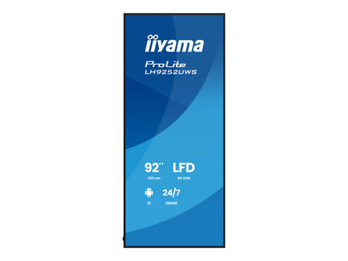 Iiyama 92" LCD-Display – 5K-Auflösung, Blendschutz