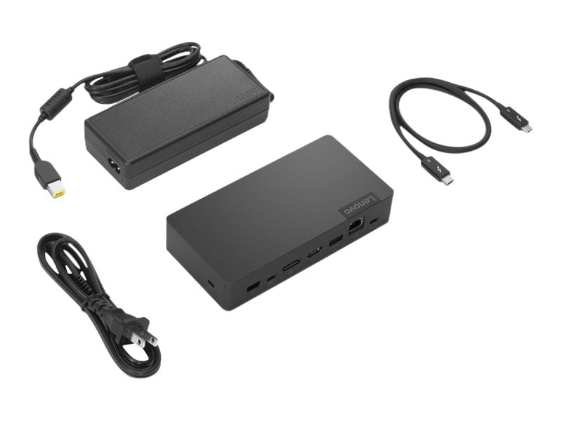 Lenovo Thunderbolt 3 Dock – Dual 4K-Displays, schnelles Laden