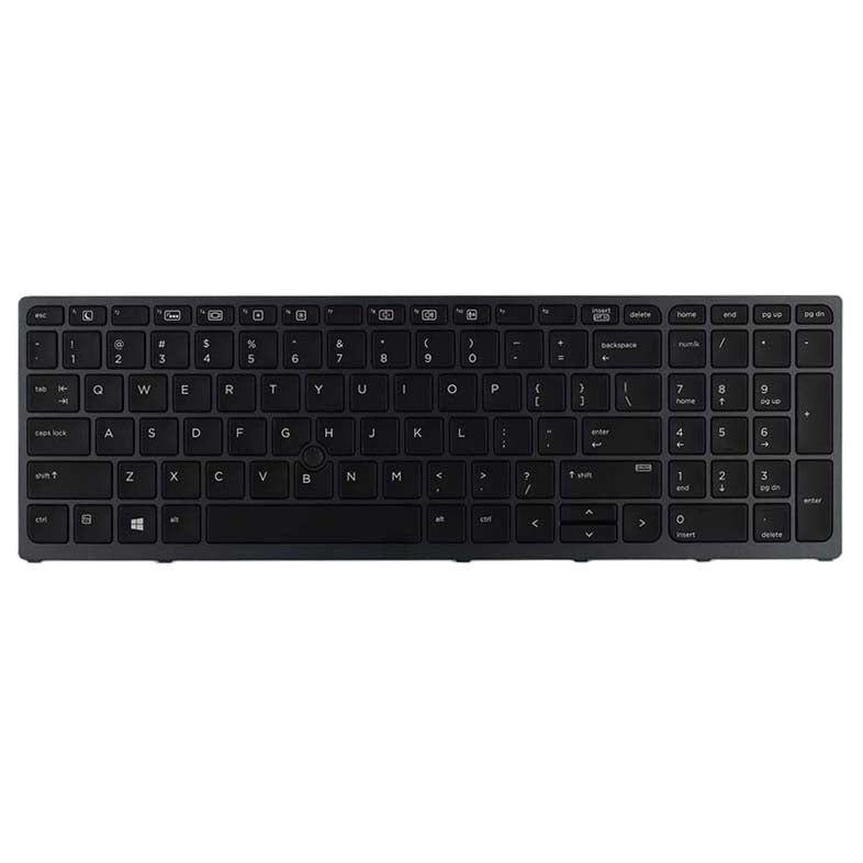 HP Notebook-Ersatztastatur – Hinterleuchtet, Spritzwasserschutz