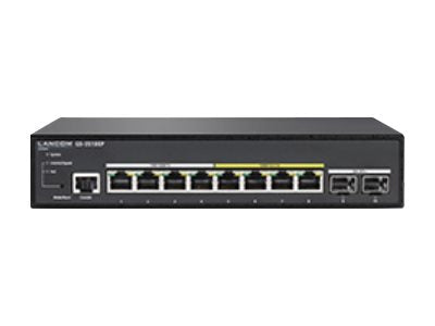 Lancom Netzwerkswitch – 10 Anschlüsse, PoE+ Unterstützung