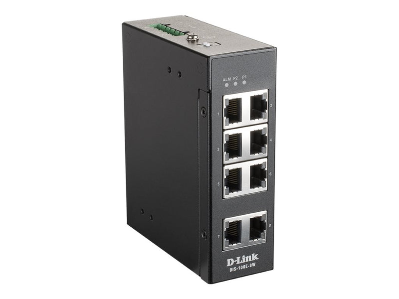 D-Link 8-Port Netzwerk-Switch – Einfache Verbindung, Zuverlässig