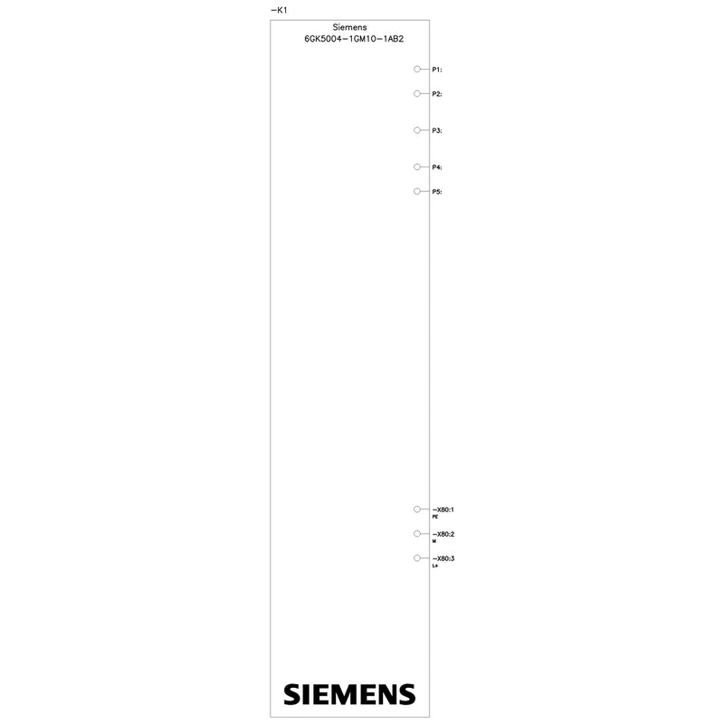 Siemens Netzwerk-Switch – 4 Ports, einfache Verbindung