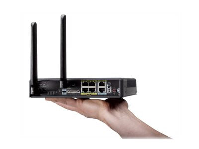 Cisco Router mit 4-Port-Switch – Sicheres Netzwerk für bis zu 20 Nutzer