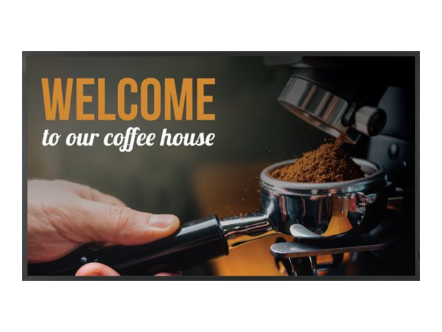 Sharp 43" Digital Signage Display – 4K UHD, LED-Hintergrundbeleuchtung