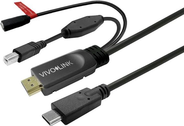 VivoLink USB-Kabelsatz – 5m, 4K-Unterstützung, USB-C zu HDMI