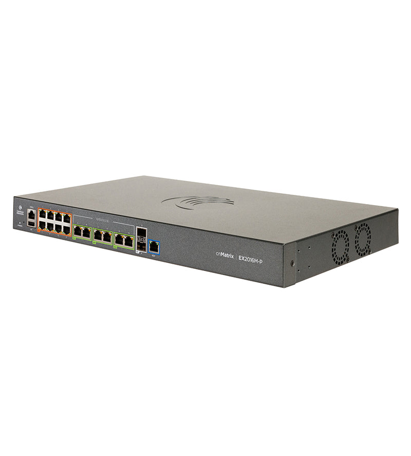 Cambium Networks Switch – 16 Anschlüsse, PoE+ Unterstützung