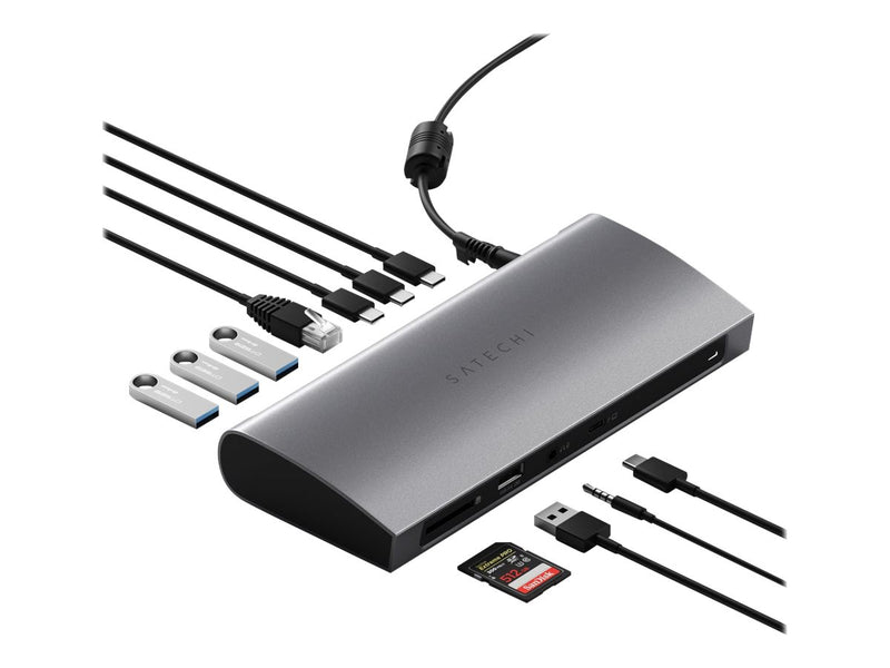 Satechi Dockingstation – Thunderbolt 4, vielseitige Anschlüsse