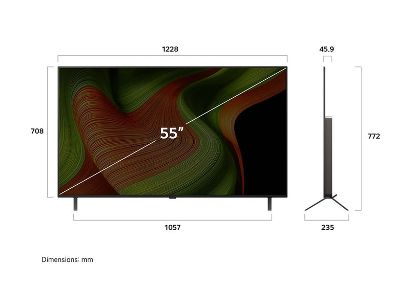 LG 55" OLED-TV – 4K UHD, Smart TV
