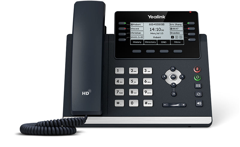 Yealink IP-Telefon – 12 Leitungen, HD Voice