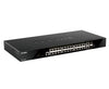D-Link 28-Port Netzwerk-Switch – Gigabit, Rack-montierbar