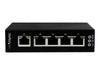 Startech Ethernet Switch – 5 Ports, robust für Industrieeinsatz